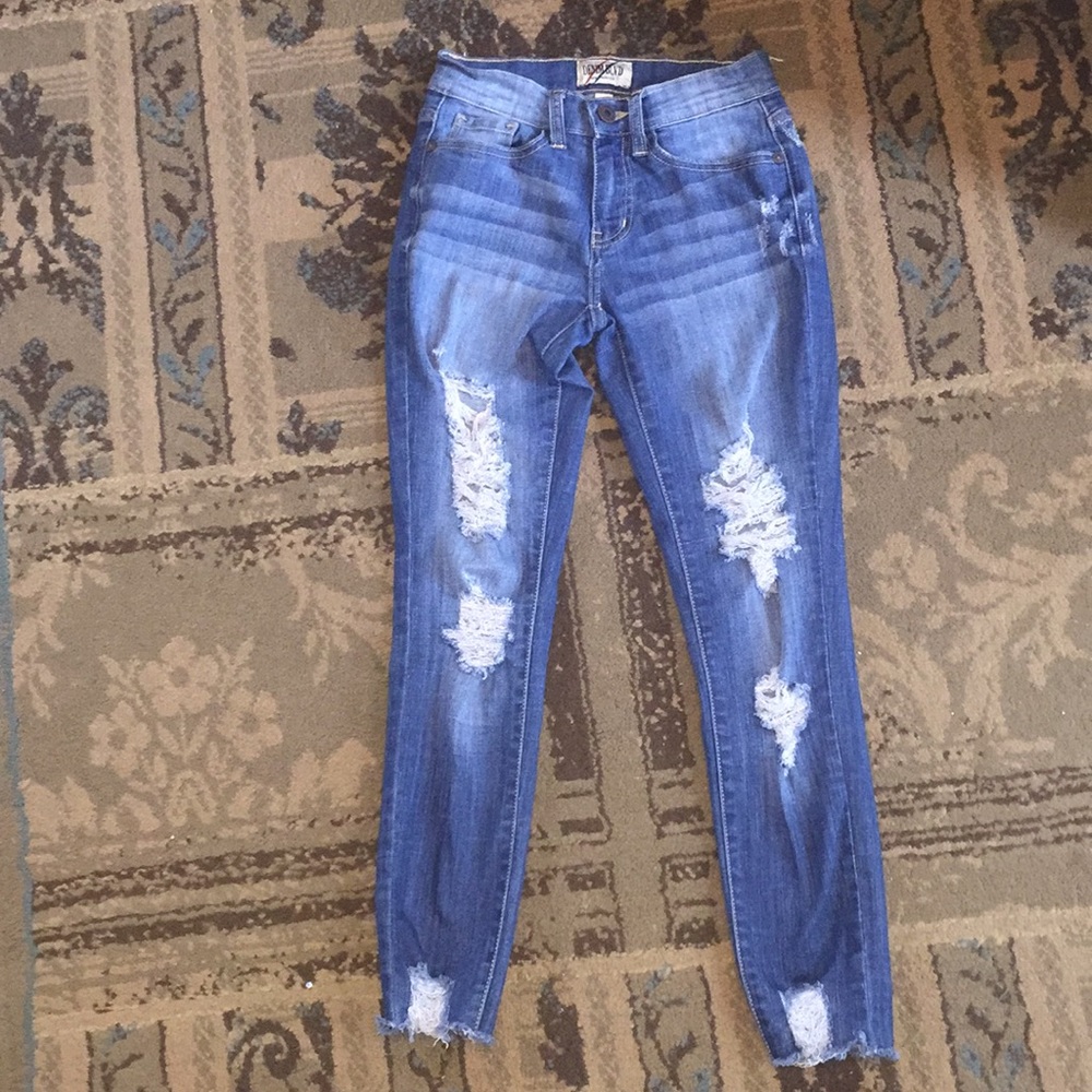 Super skinny crop pants stretchy